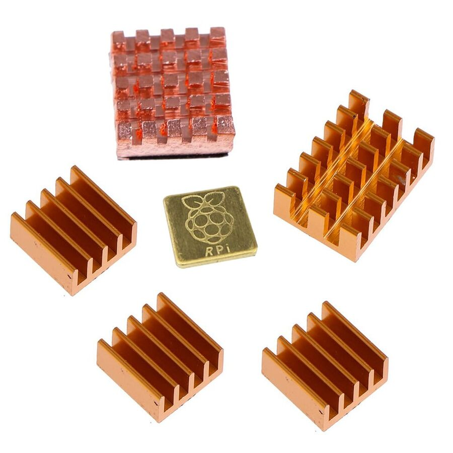 3pcs/set Raspberry Pi Heat sink Pure Aluminum Cooler - Raspberry