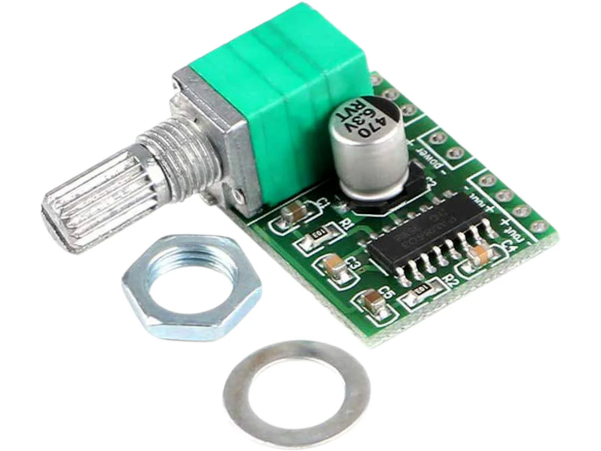 PAM8403 2 Channel 3W Regulated / Tuned Mini Amplifier - Arduino