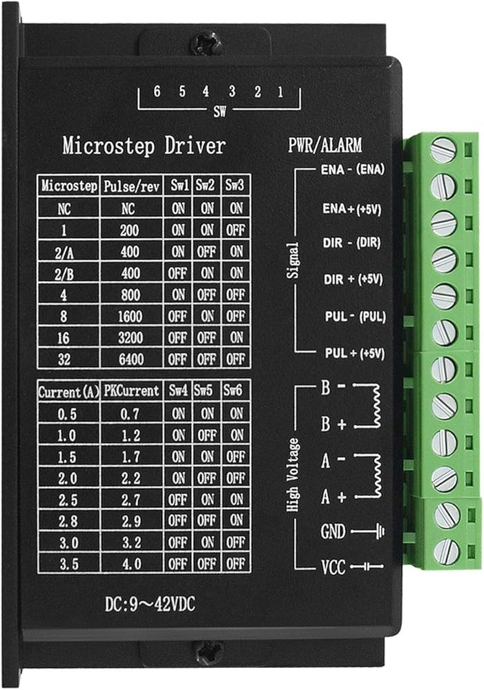 TB6600 Adım motor sürücüsü - Motor and Motor Drivers