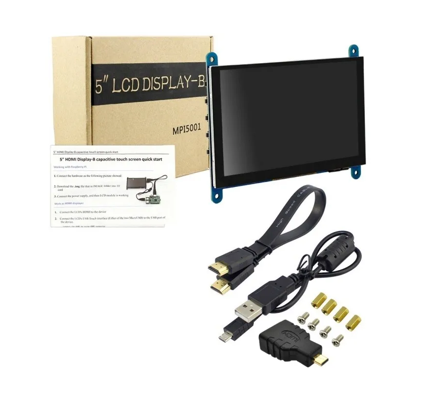 Raspberry Pi 5 inç HDMI Ekran-B - Raspberry