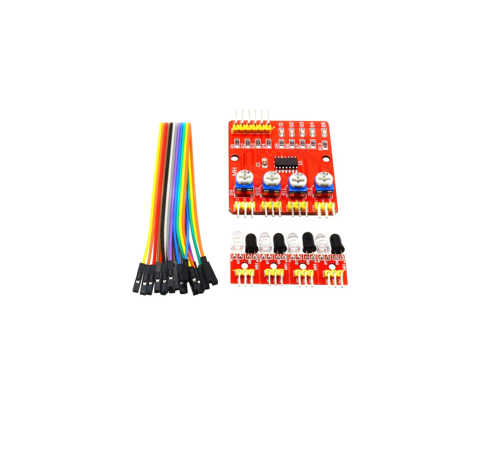 F233-01 4 Yönlü Kızılötesi İzleme Modülü - Sensors & Modules