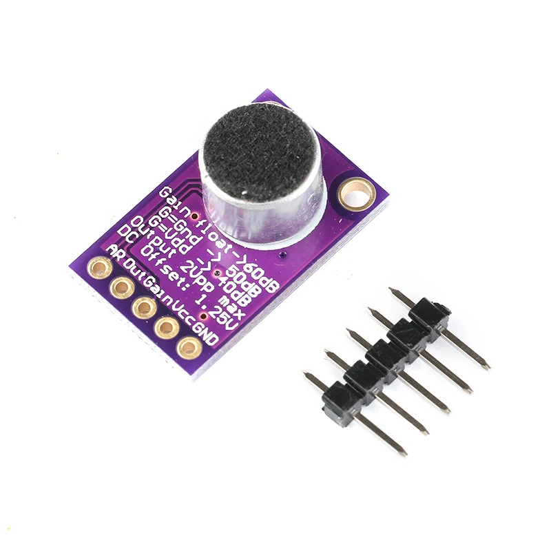 MAX9814 MICROPHONE AMPLIFIER BOARD - Arduino