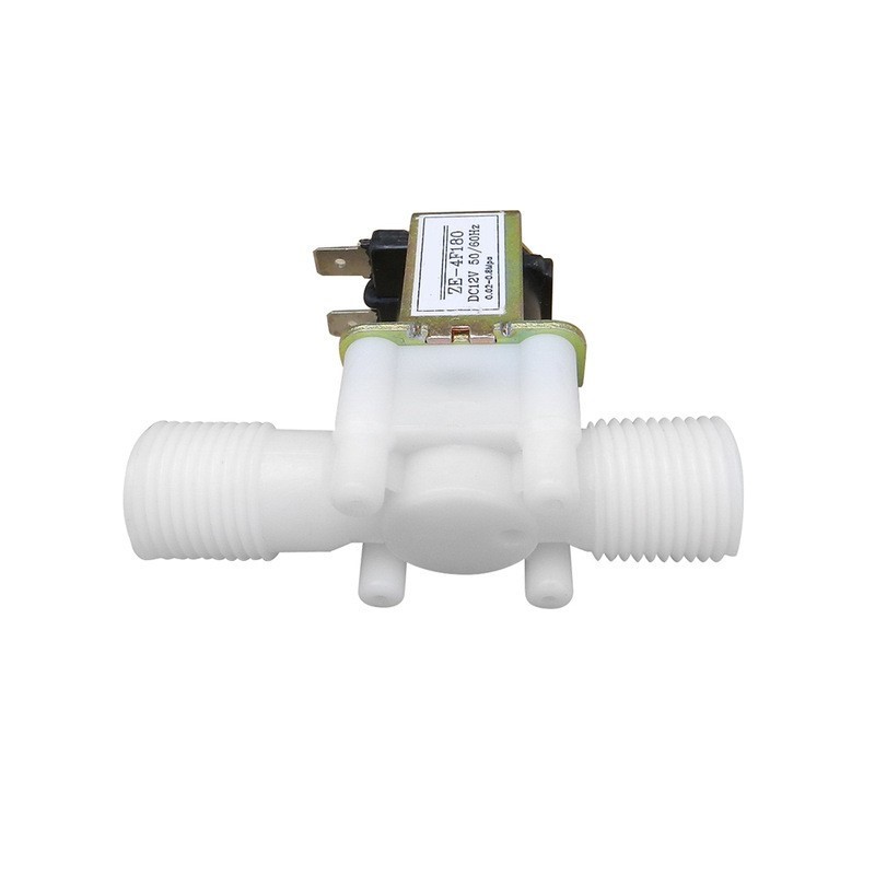 Plastik 12V Solenoid Su Vanası 1.27cm Çap - Robotic Kits & Educational Products