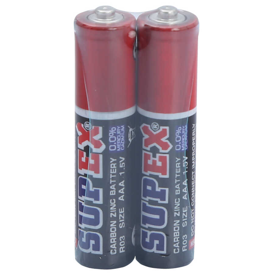 SUPEX CARBON ZINC BATTERY AAA - Battery