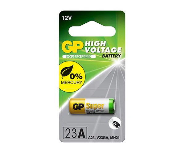 GP HIGH VOLTAGE BATTERY 23A - batteries