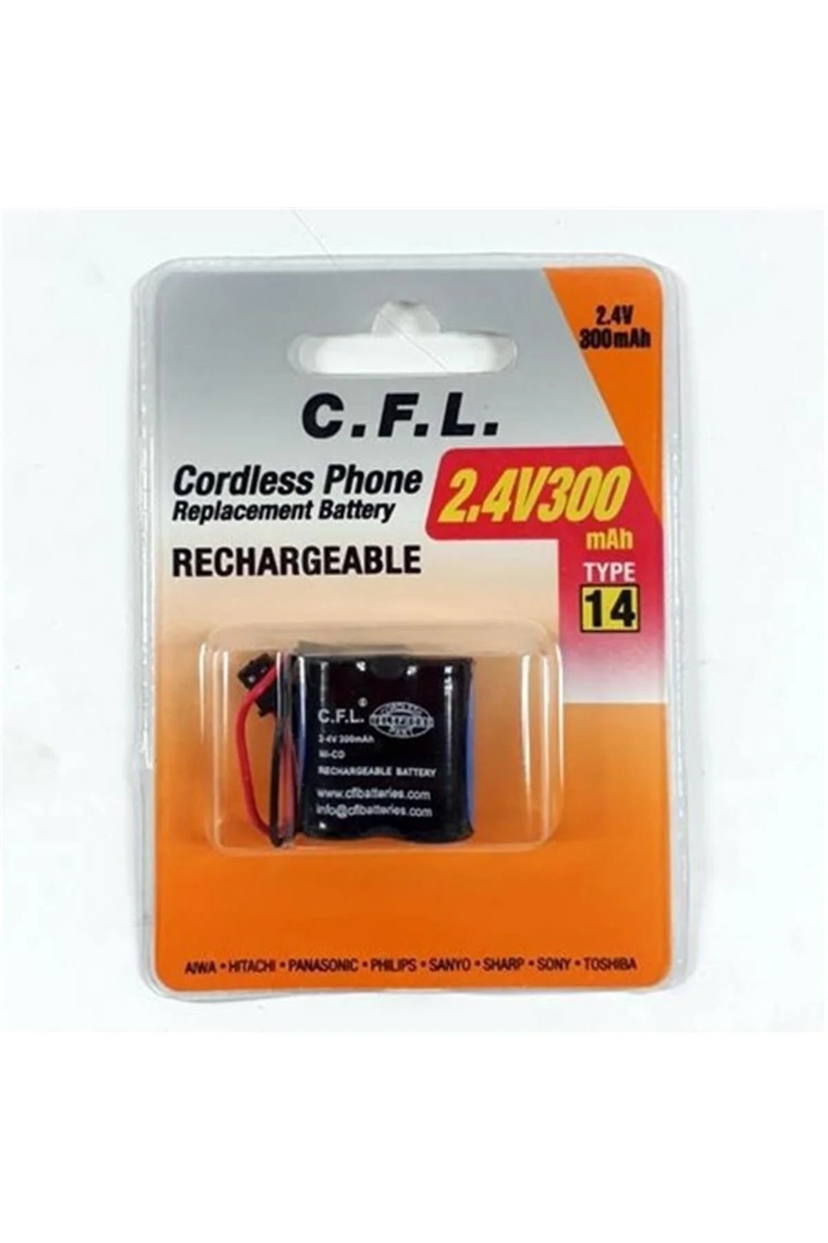 KX-A36 C.F.L Cordless Phone Battery - Battery