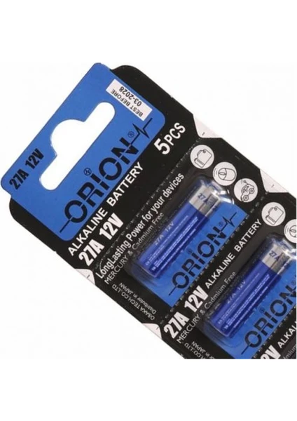ORION 27A 12V Alkaline Batteries - Battery