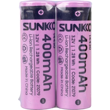 SUNKON 400mAH 14430 - Battery