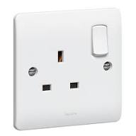 Flat scoket 13AMP 1 Gang - SOCKET