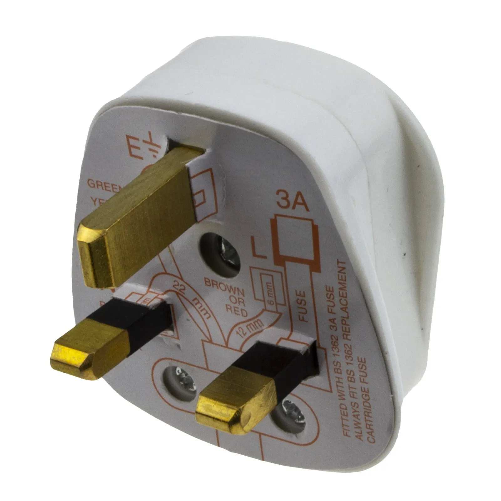 3-PIN Fused Maıns Plug (Type G UK) - PLUG