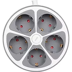 VE-G6057 (MAX: 3680W 230V - 50Hz) 16A 250V (5 INPUTS) - Extension