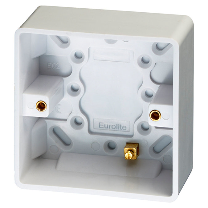 1 Gang Square PVC Surface Box - Surface box