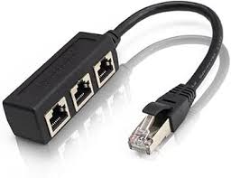 Ethernet RJ45 3 Yönlü Dağıtıcı Ayırıcı - Cable