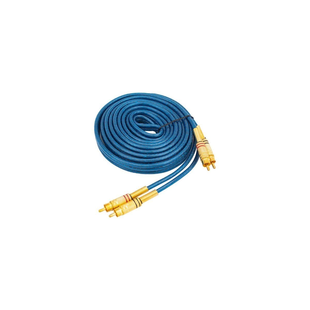4,5 Metre 2RCA - 2RCA Mavi Yama Kablosu - Cable