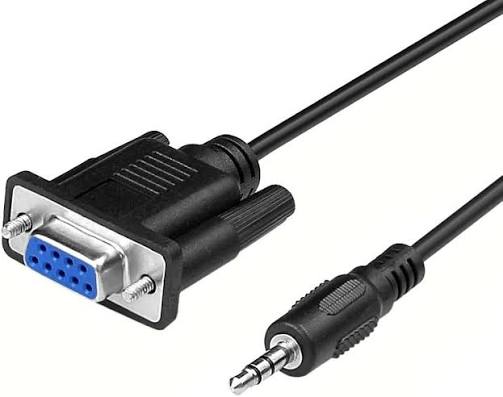 RS232 9-PIN To 3.5mm Audıo Jack Serıal Adaptor Cable - Electronics