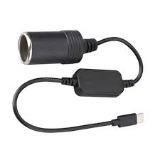 Tip-C 5 Volt - 12 Volt Çakmak Fişi Dönüştürücü - Cable