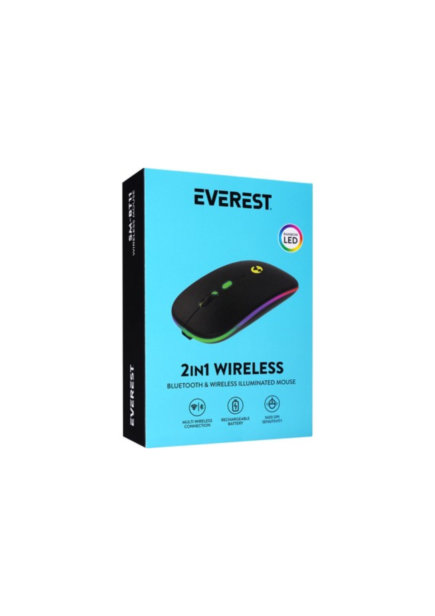Everest 2'si 1 arada Bluetooth ve Kablosuz Aydınlatmalı Mouse - Mouse