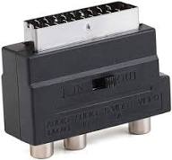 Scart - 3 RCA S-Video Adaptör Kompozit - Cable