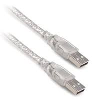 5 Metre USB Erkek-Erkek Şeffaf Kablo - Cable