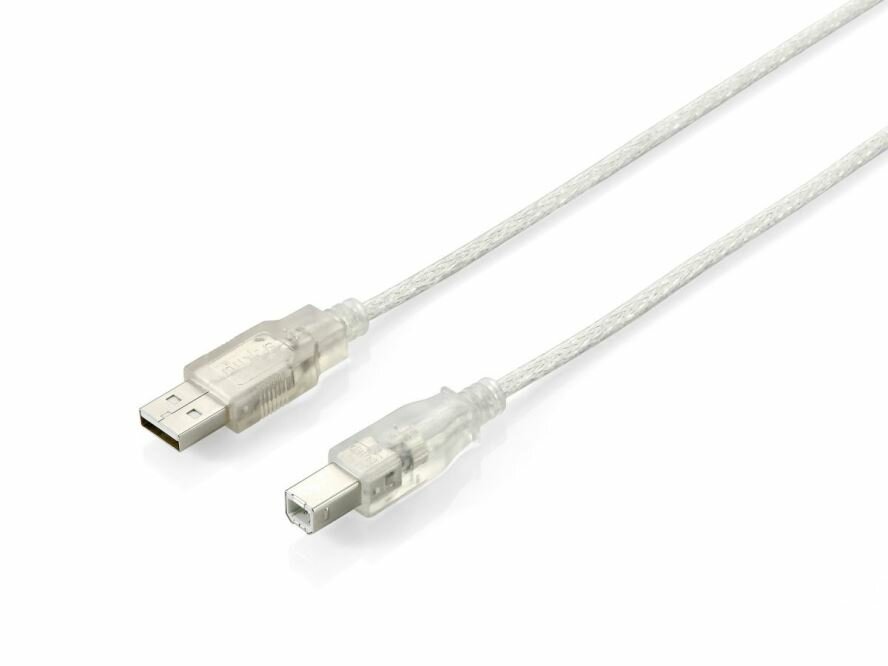 5 Meters USB Male-Male Printer Transparent Cable - Electronics