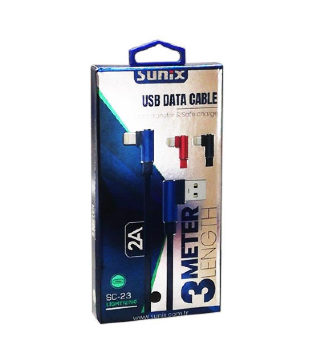 Sunix 3 Meter USB Data Cable SC-22 Micro - Electronics