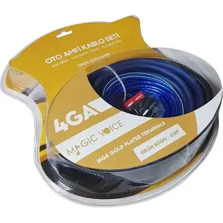 MV-6189 4 GA Car Amplifier Cable Set - Amplifier