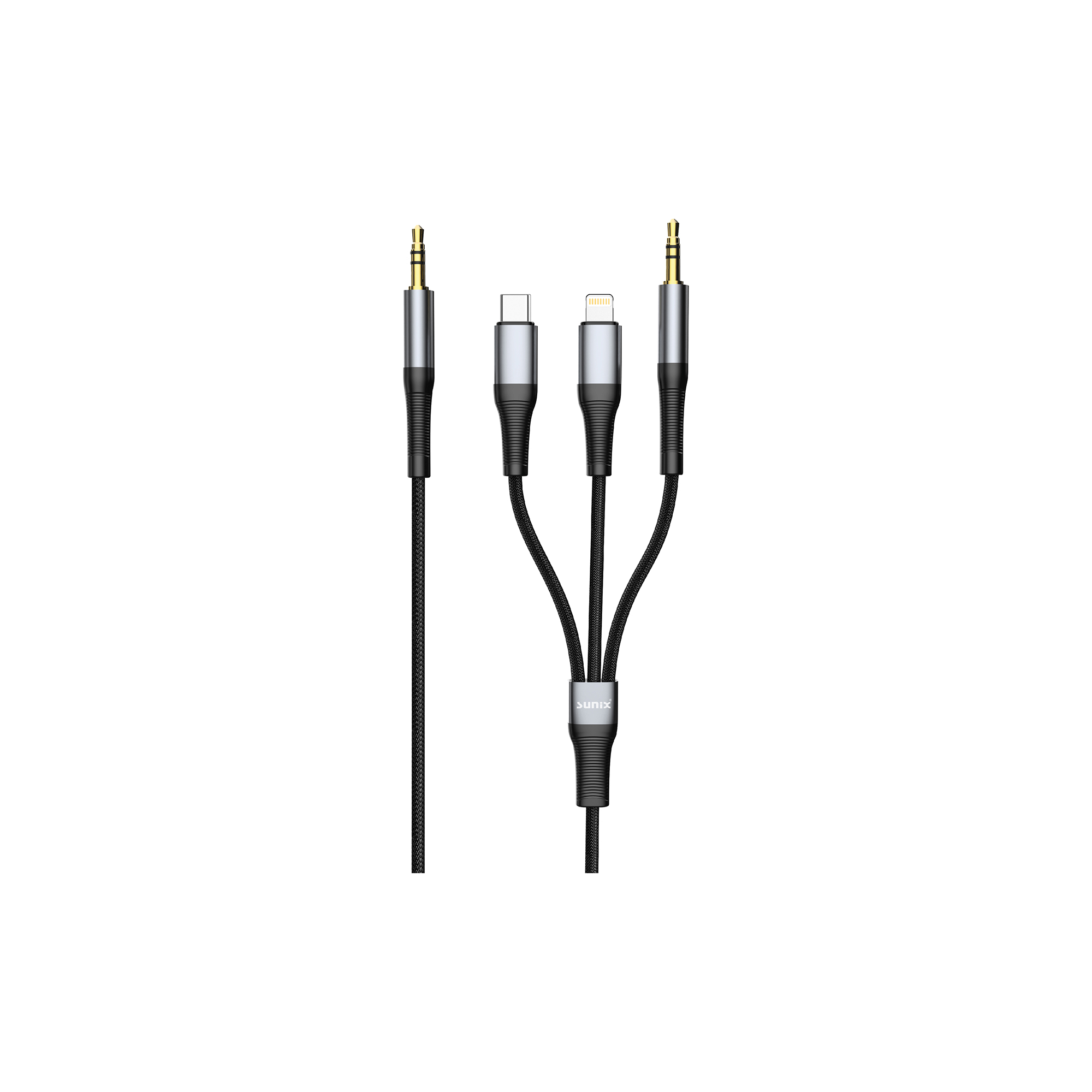 SUNIX 3'Ü 1 ARADA AUX GİRİŞ ADAPTÖRÜ - Cable