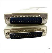 DB25 erkek arayüzüne sahip bir bilgisayarı yazıcıya bağlamak için 1,5 metrelik paralel DB25 erkek yazıcı kablosu. - Cable