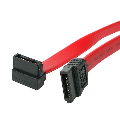 36in SATA to right Angle SATA Serial ATA Cable - Electronics