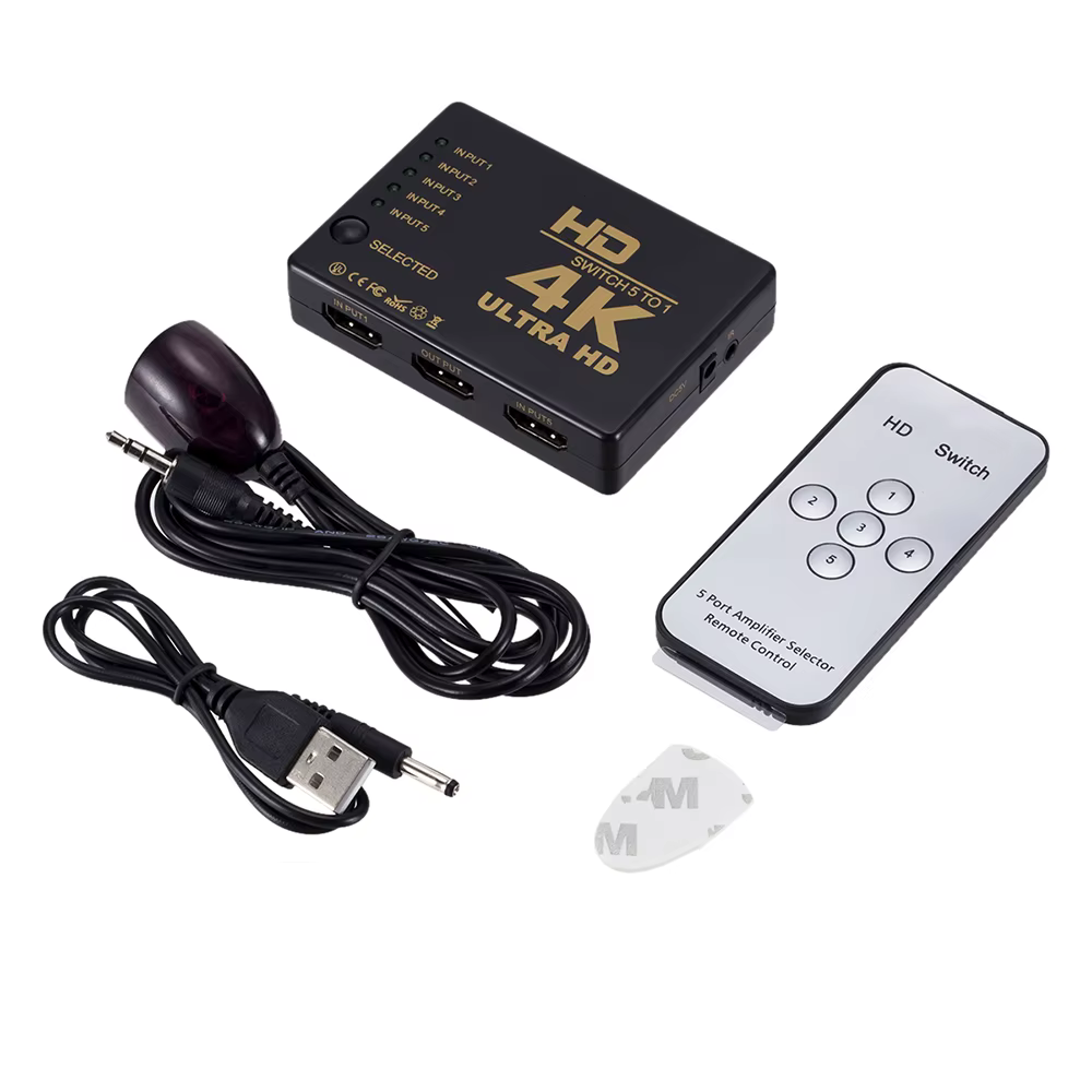 HDMİ 5 GİRİŞ 1 ÇIKIŞLI ANAHTAR - HDMI