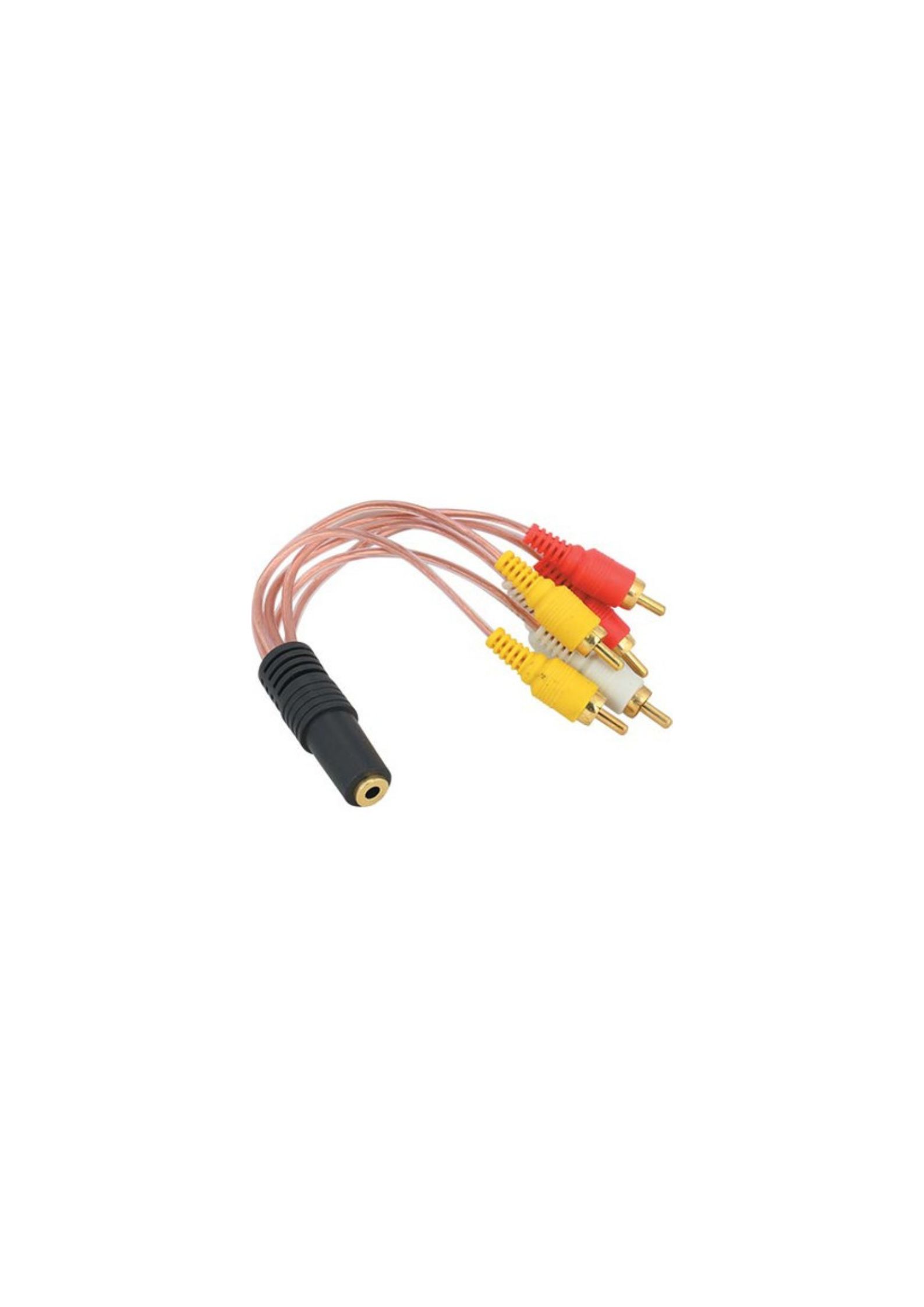 3.5 mm Stereo Dişi 6 RCA Erkek 5+1 Kablo - Cable
