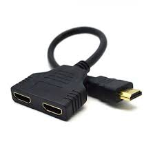 HDMI ERKEK-HDMI DİŞİ X 2 ADAPTÖR HDMI ÇOKLAYICI KABLO - Cable