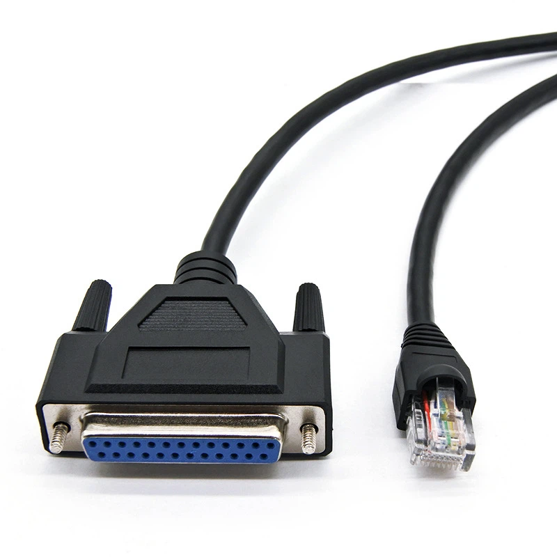 DB 25-PIN To 8P8C RJ45 Networkıng Serıal Cable - Electronics