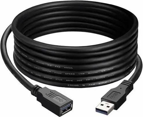3 Meter Male to Female USB Cable - Electronics