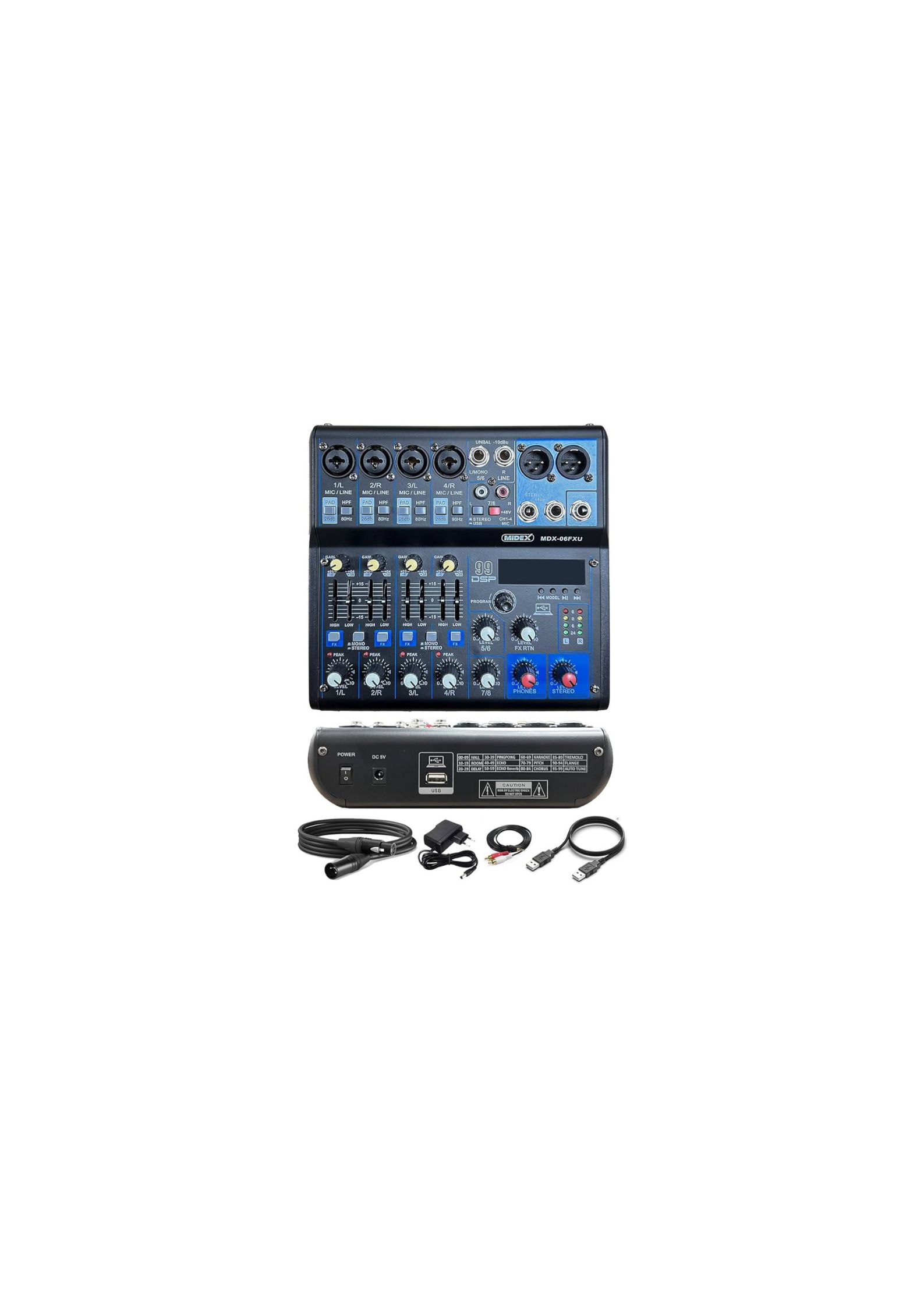 MDX-06FXU Midex Profesyonel Mikser - Sound