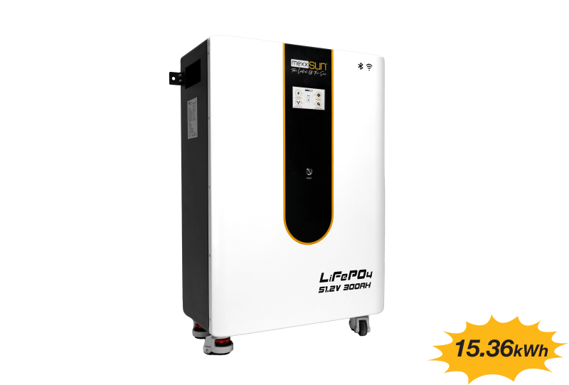 51.2V LiFePO4 300AH MEXXSUN 15KW - LITHIUM