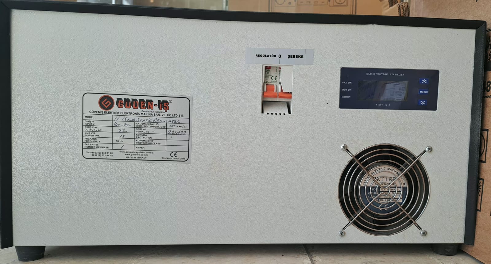 STATIC VOLTAGE STABILIZER - Solar