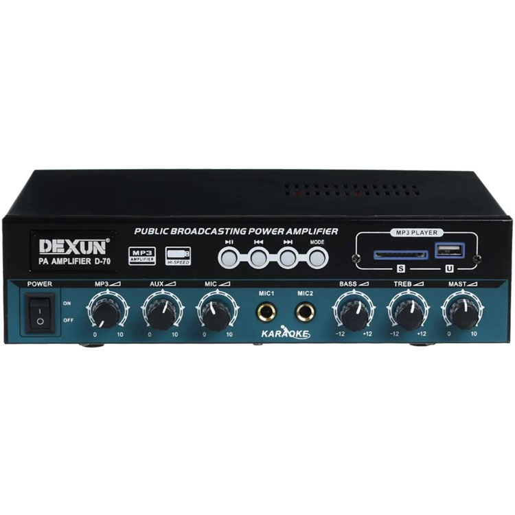 DEXUN PA Amplifier D-70 - Sound