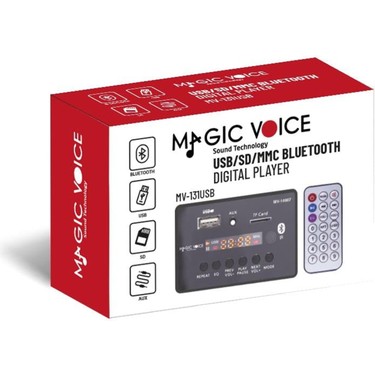 MAGİC VOICE USB/SD/MMC BLUETOOTH DİJİTAL OYNATICI - Sound