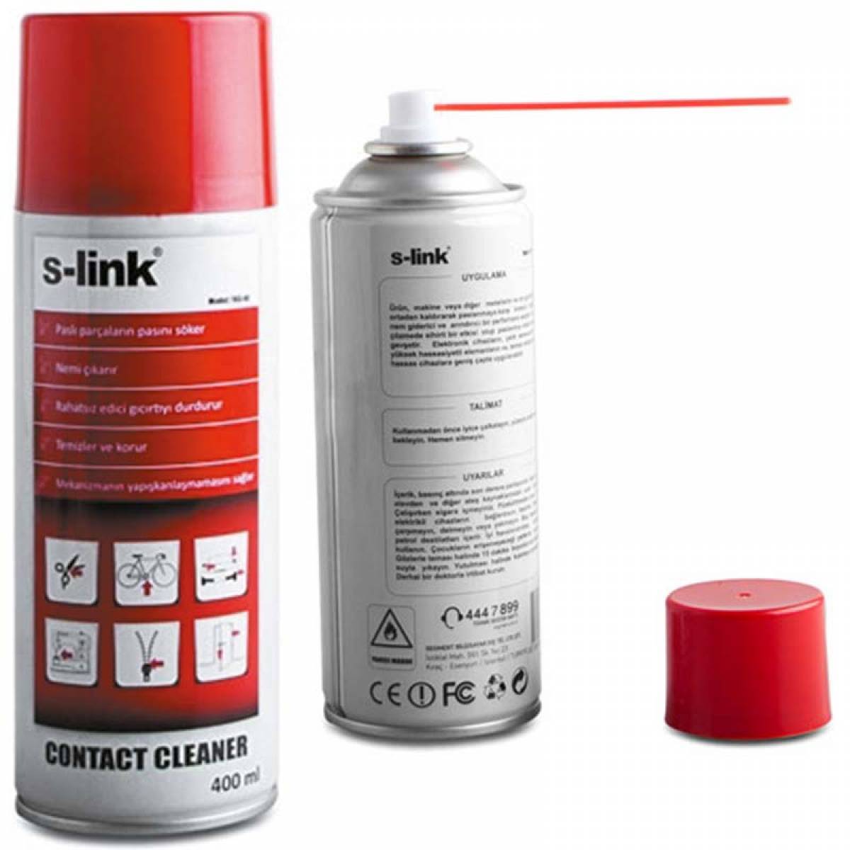S-LINK KONTAKT TEMİZLEYİCİ 400ML - CONTACT SPRAY