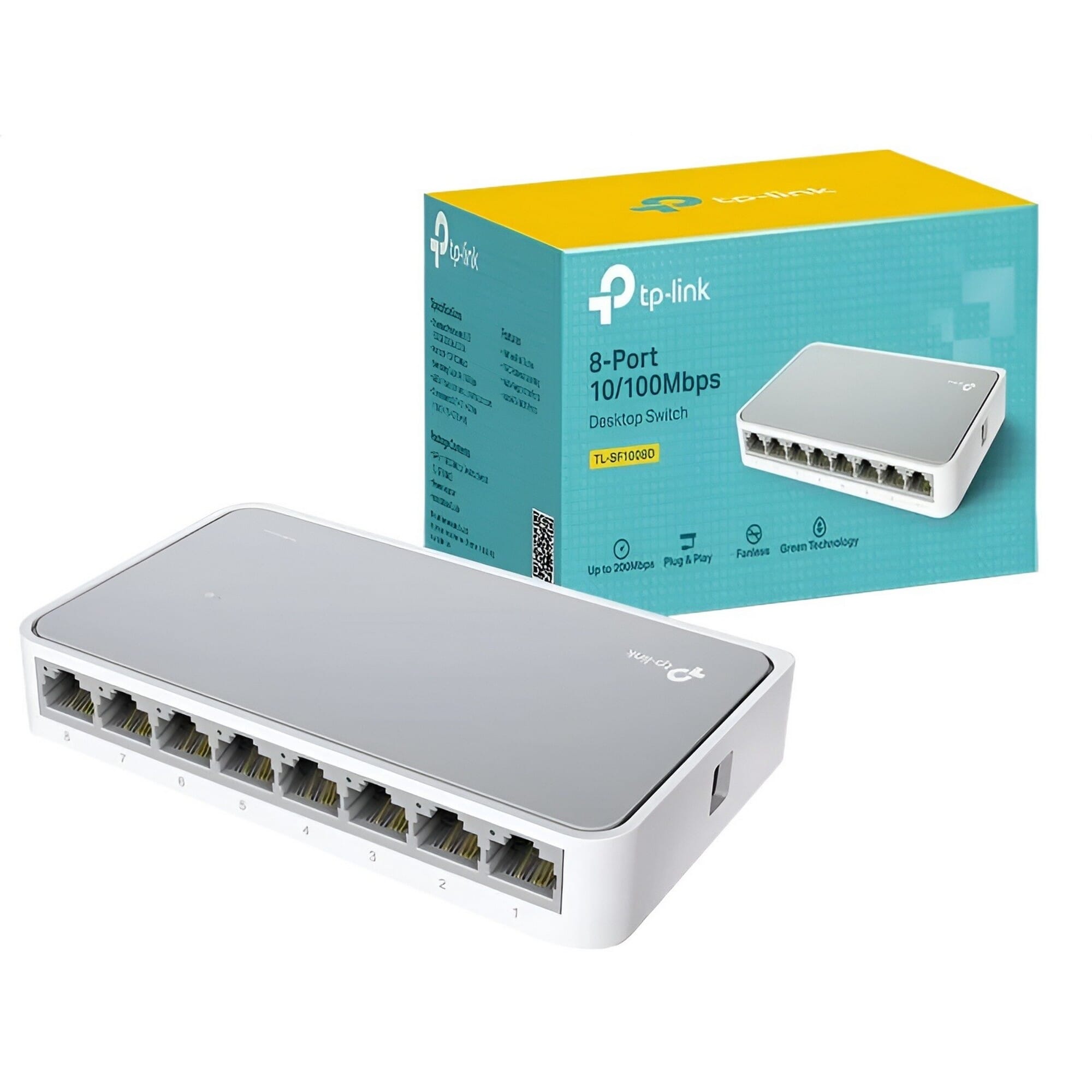 8-Port 10/100Mbps Desktop Switch TL-SF1008D - TV Remote
